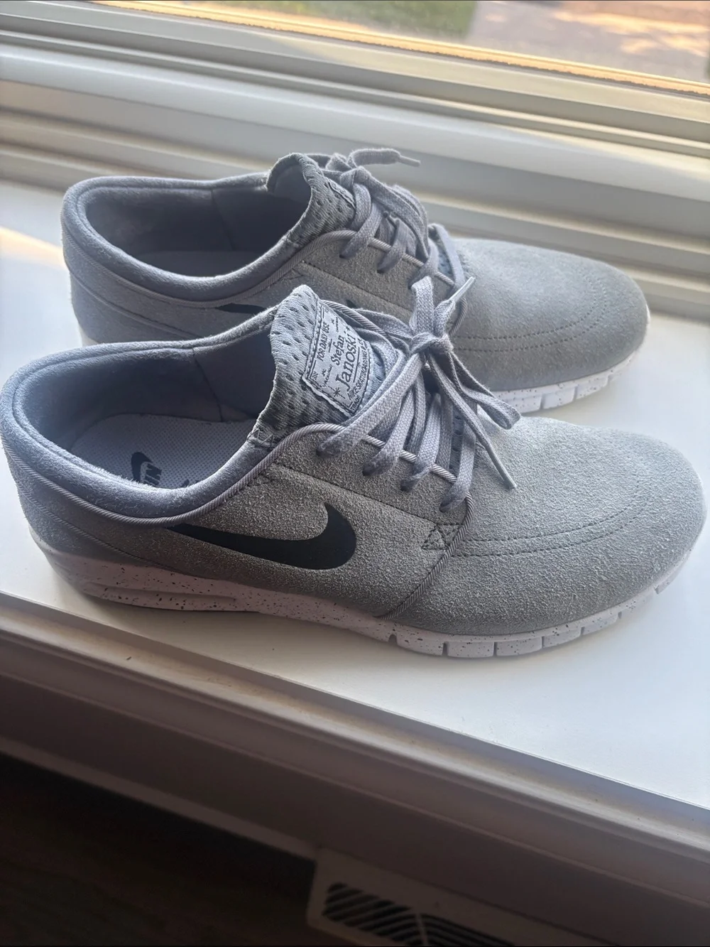 Nike Mens Stefan Janoski Max Cool Grey /Blk size 10 1/2
